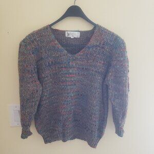 Barbra Sue Multicolor Knit Sweater